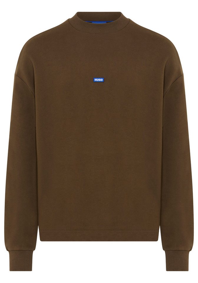 HUGO Blue Sweatshirt Nedro mit Logo-Patch von HUGO Blue