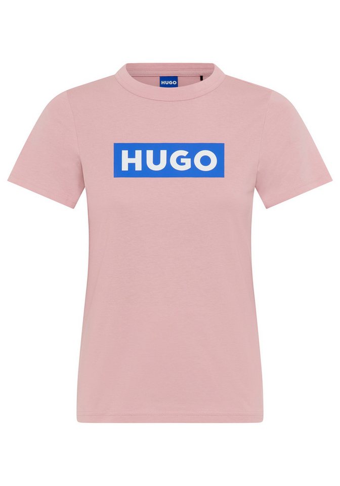 HUGO Blue T-Shirt Classic V mit Logo, V-Ausschnitt von HUGO Blue
