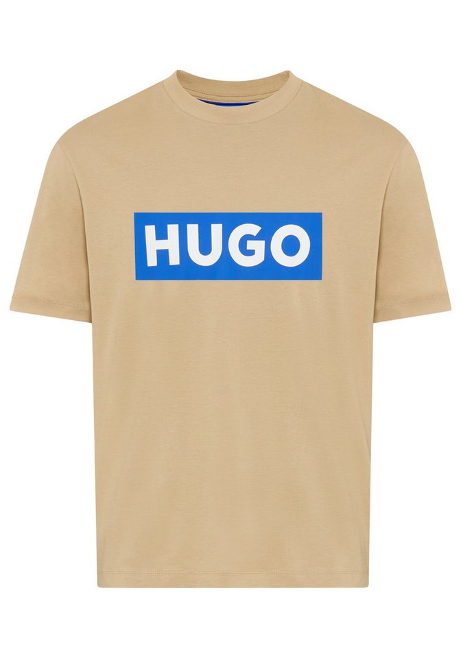 HUGO Blue T-Shirt Nico mit großem Logo-Print, Unisex von HUGO Blue