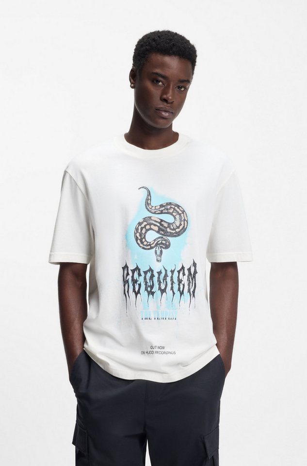 HUGO Blue T-Shirt mit Frontprint von HUGO Blue