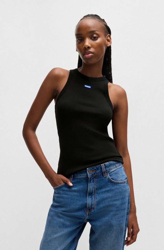 HUGO Blue Tanktop Easy Tank Stretch-Baumwolle, Slim Fit von HUGO Blue