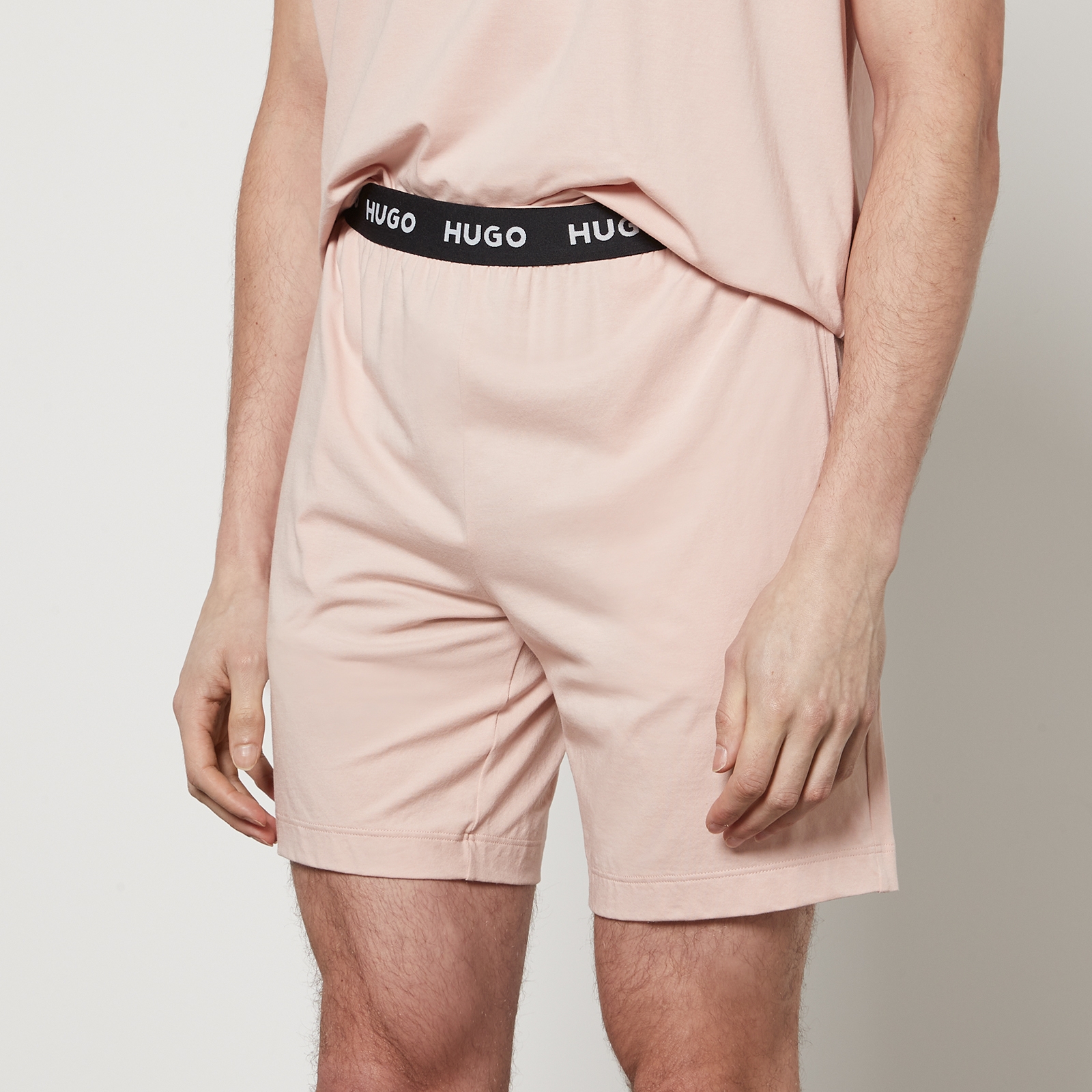 HUGO Bodywear Linked Stretch Cotton-Jersey Shorts - S von HUGO Bodywear