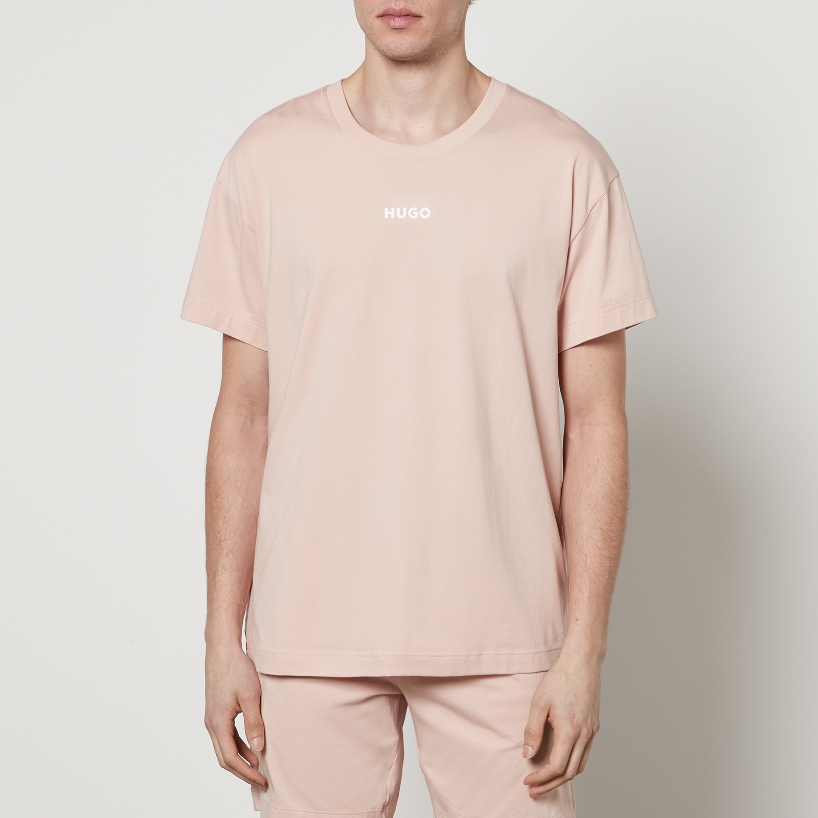 HUGO Bodywear Linked Stretch Cotton-Jersey T-Shirt - L von HUGO Bodywear