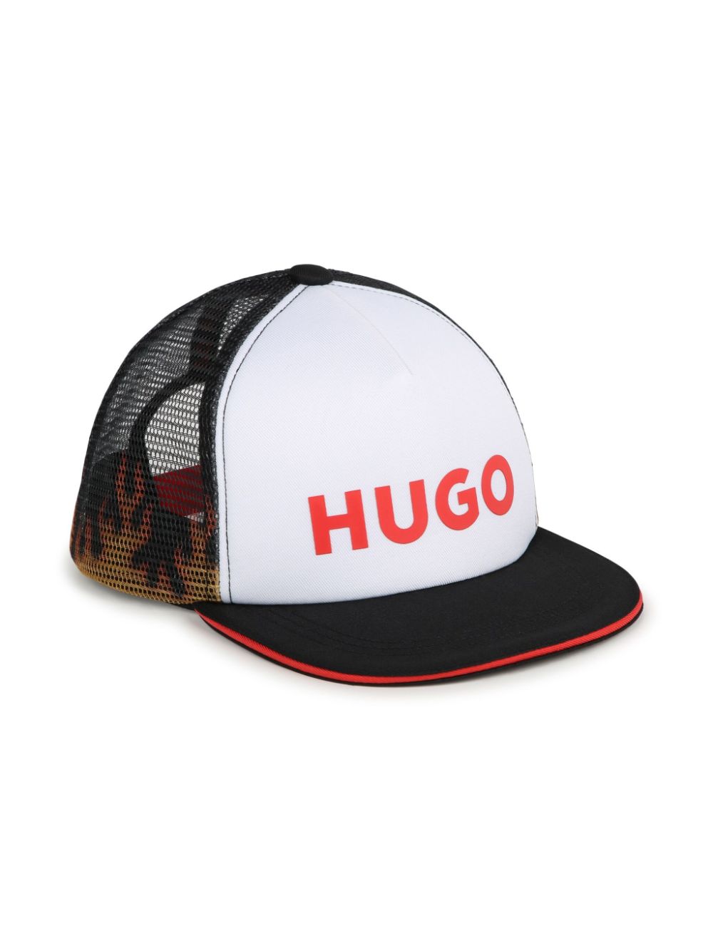 HUGO KIDS Baseballkappe in Colour-Block-Optik - Weiß von HUGO KIDS