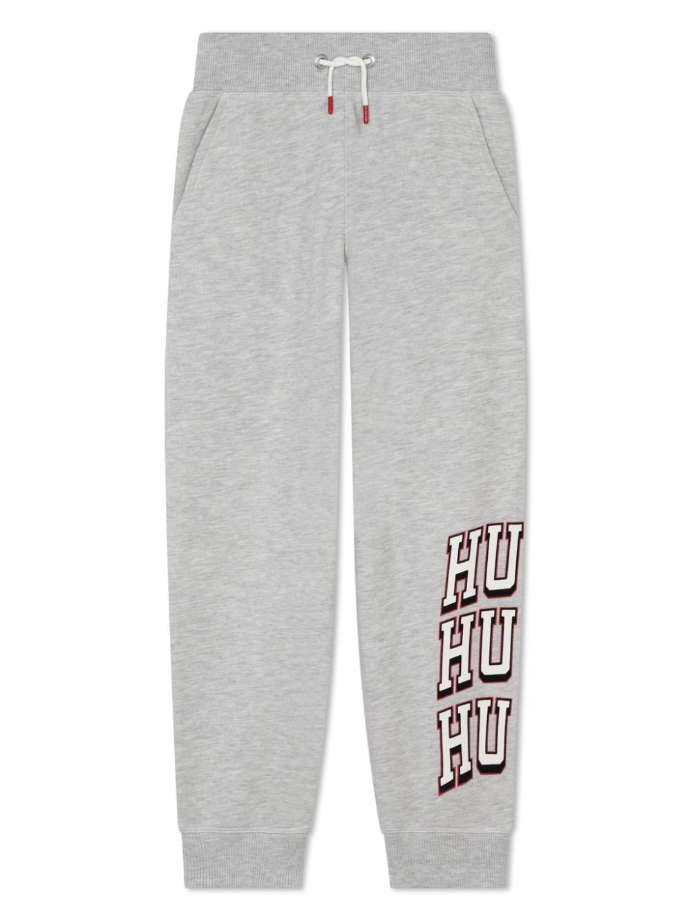 HUGO KIDS Jogginghose mit Logo-Print - Grau von HUGO KIDS