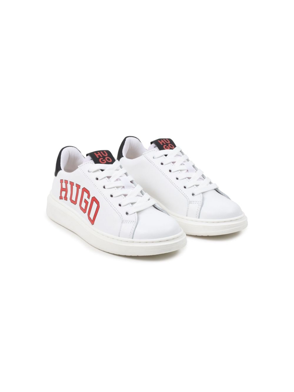 HUGO KIDS Sneakers mit Logo-Print - Weiß von HUGO KIDS