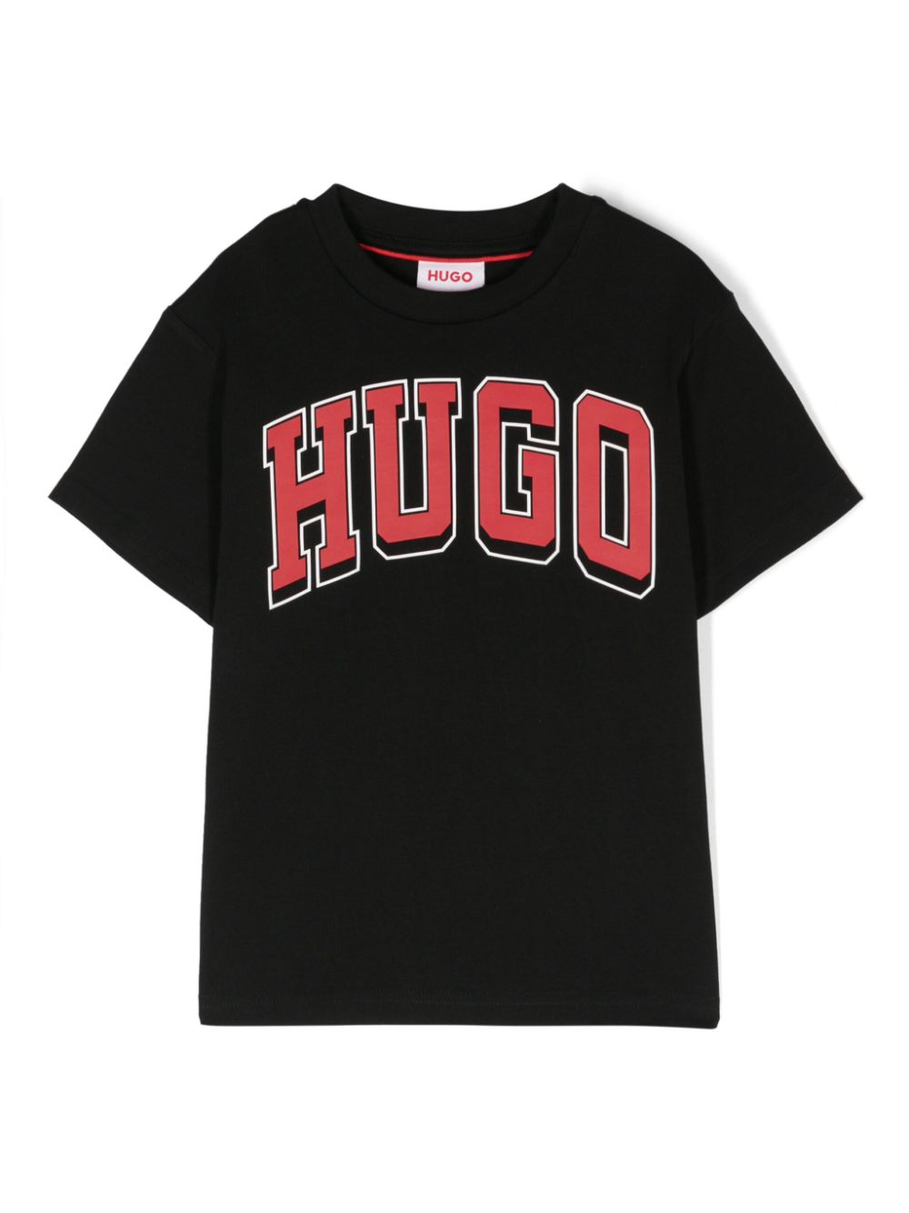 HUGO KIDS T-Shirt mit Logo-Stempel - Schwarz von HUGO KIDS