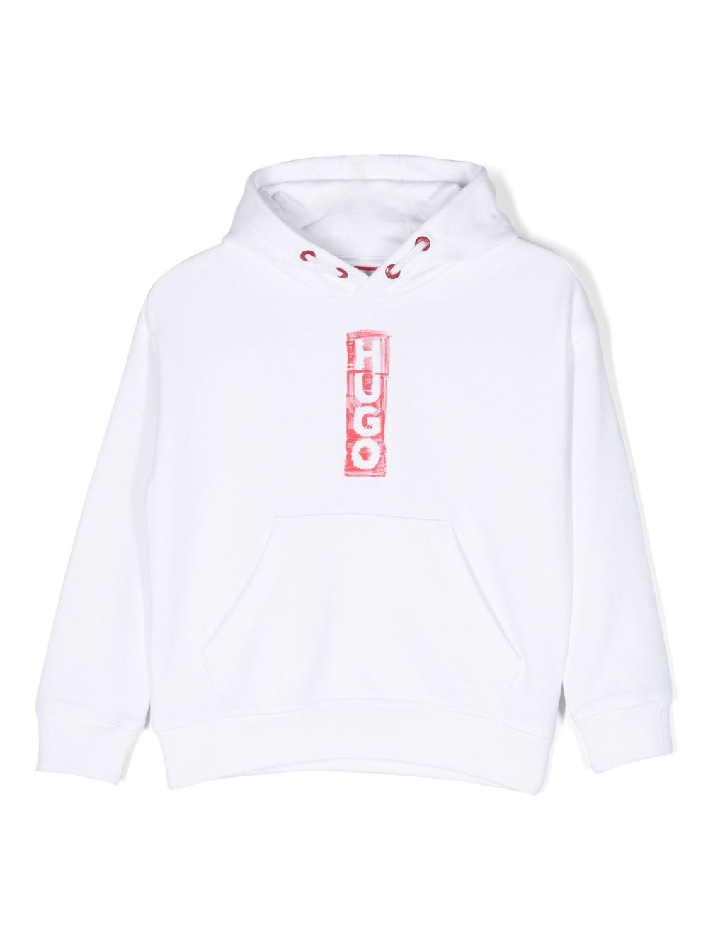 HUGO KIDS Hoodie mit Logo-Print - Weiß von HUGO KIDS