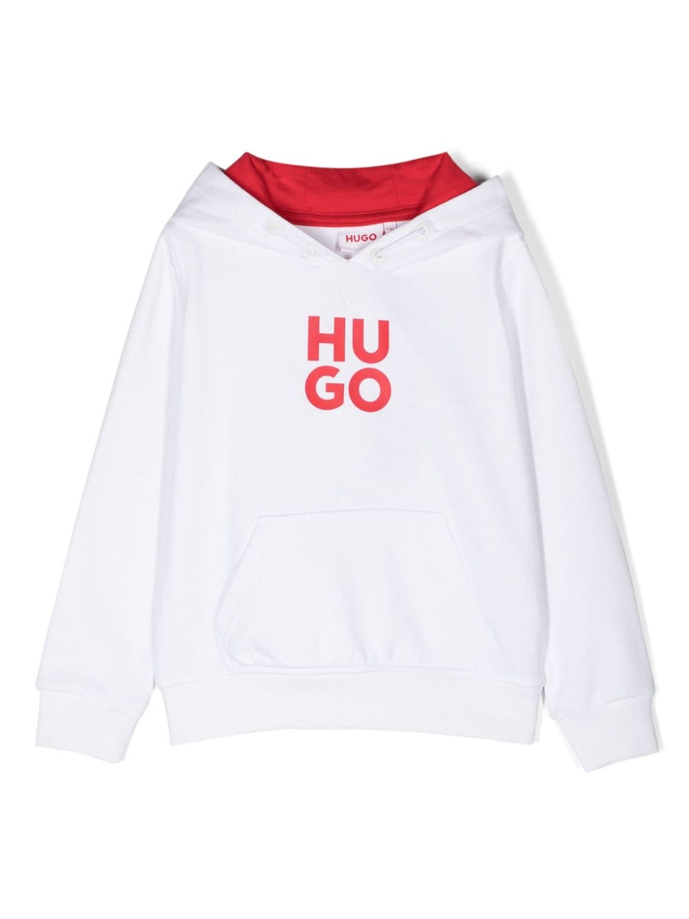 HUGO KIDS Hoodie mit Logo-Print - Weiß von HUGO KIDS