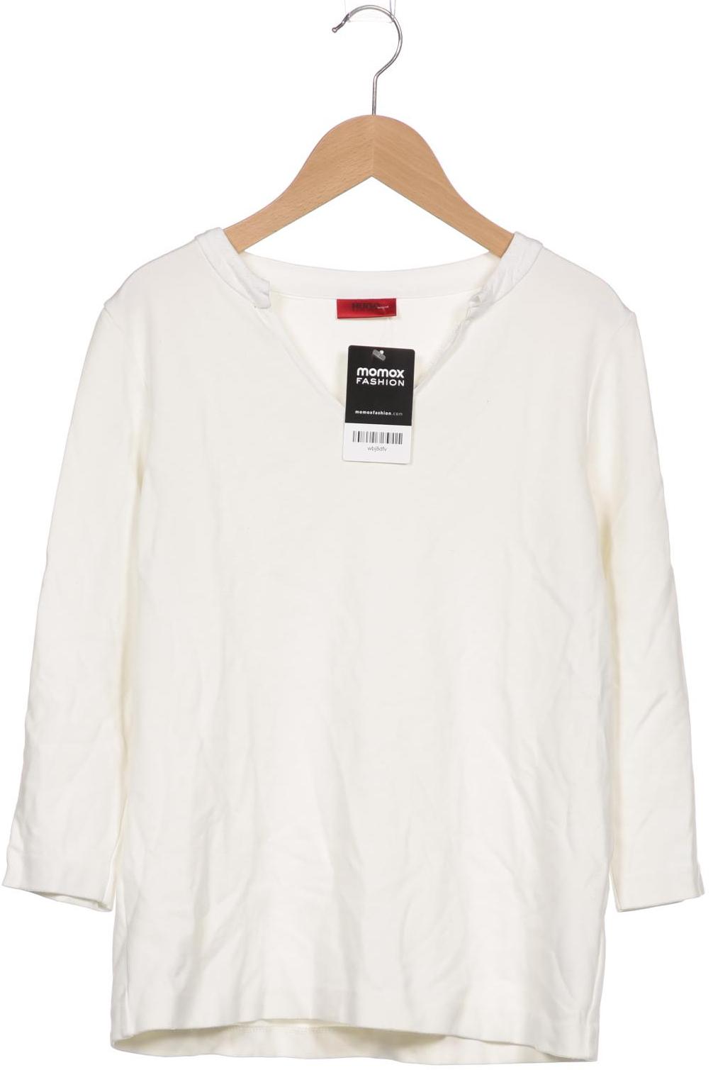 HUGO by Hugo Boss Damen Langarmshirt, weiß von HUGO by Hugo Boss