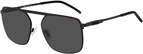 BOSS Hugo Unisex Hg 1101/s Sunglasses, 003/IR MATT Black, 58 von HUGO