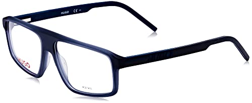 BOSS Hugo Unisex Hg 1190 Sunglasses, FLL/14 Matte Blue, 56 von HUGO