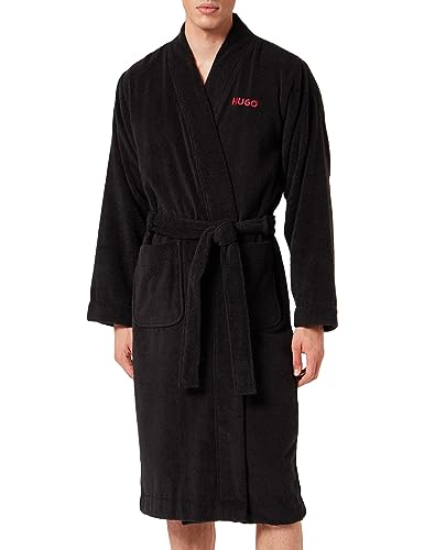 HUGO DRESSING GOWN Herren, Black1, L von HUGO