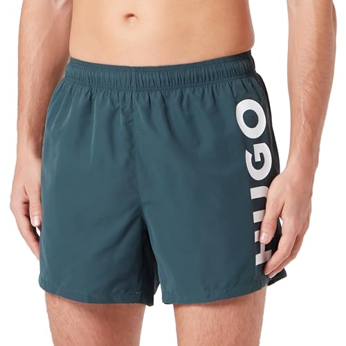 HUGO Swim Short Herren,Dark Green302,XL von HUGO