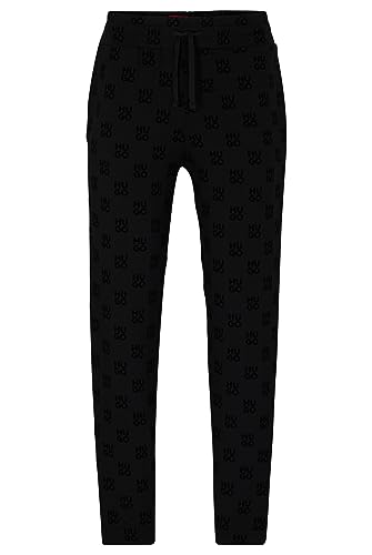 HUGO Herren Flock AOP Pants,Black1,M HUGO Herren Flock AOP Pants,Black1,M von HUGO