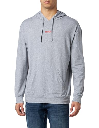 BOSS Men Linked Hoodie Medium Grey35, M von HUGO