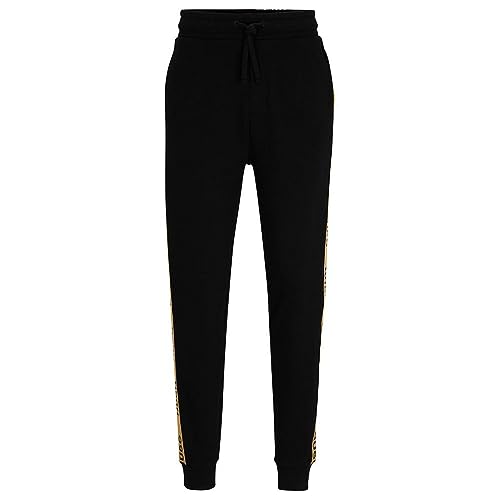 BOSS Men Sporty Logo Pant Black5, M von HUGO