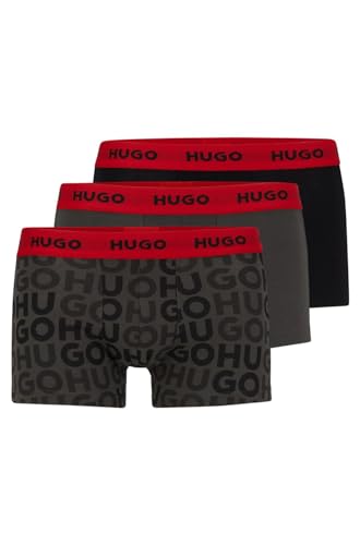 BOSS Men Trunk Triplet Design Dark Grey23, S von HUGO