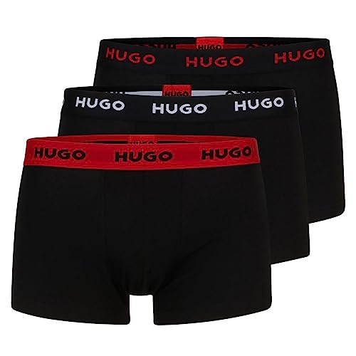 HUGO Herren Trunk Triplet Pack Trunk, Charcoal10, S von HUGO