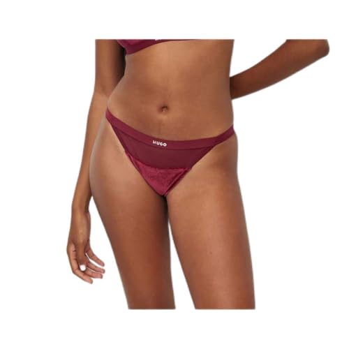 BOSS Women Brief Velvet Dark Red605, M von HUGO