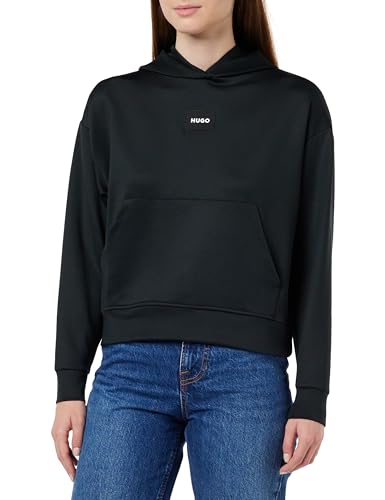 BOSS Women Pure_Hoodie Black1, XL von HUGO