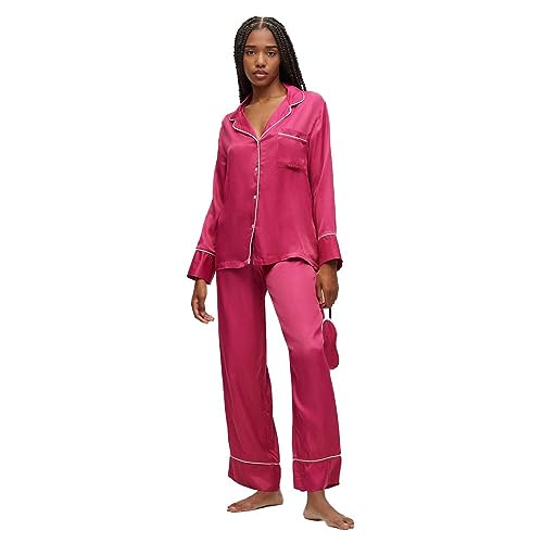 BOSS Women SATINA_Pyjama Gift Set Medium Pink663, XL von HUGO