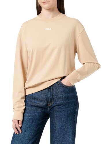 BOSS Women Shuffle_Sweatshirt Medium Beige265, S von HUGO