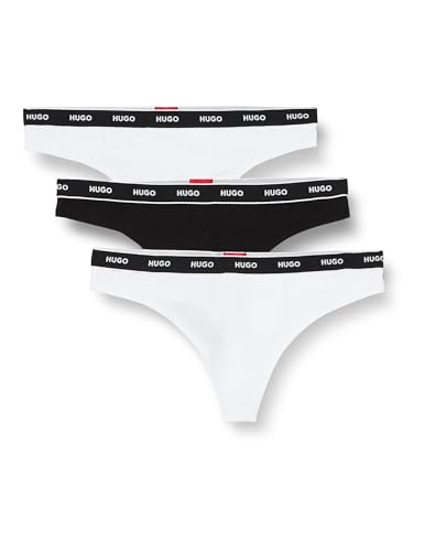 BOSS Women Triplet Thong Design Open White123, M von HUGO