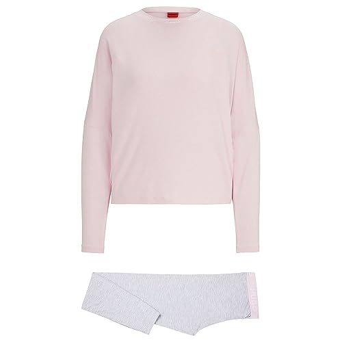 BOSS Women Unite_Long Set Light/Pastel Pink686, S von HUGO