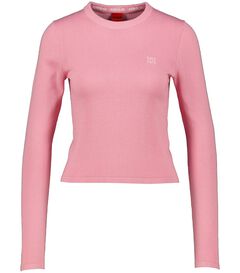 Damen Strickpullover mit Bio-Baumwolle SCALLIA Slim Fit von HUGO