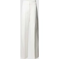 HUGO Anzughose mit Bundfalten Modell 'Himia' in Weiss, Größe 42 von HUGO