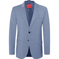 HUGO Einreihiges Sakko aus einem Wollmix mit Stretch, Extra Slim Fit in 50 von HUGO
