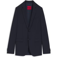 HUGO Einreihiges Sakko aus einem Wollmix mit Stretch, Extra Slim Fit in 52 von HUGO