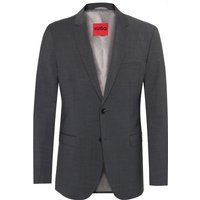 HUGO Einreihiges Sakko aus einem Wollmix mit Stretch, Extra Slim Fit in 94 von HUGO
