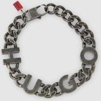 HUGO Armband mit Label-Details in Silber, Größe One Size von HUGO