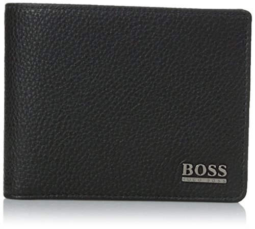 HUGO BOSS Geldboerse Monad, Schwarz, 12 x 10 x 2,5 cm von HUGO