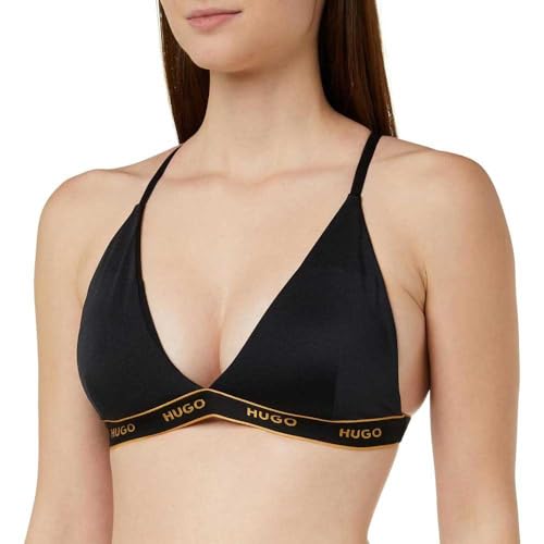 HUGO BOSS Women Sparkling Triangle Black1, M von HUGO