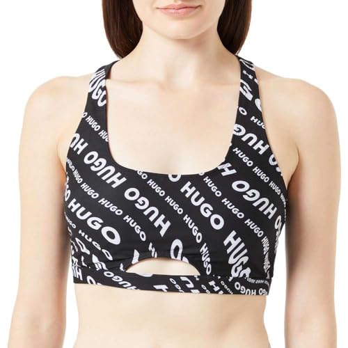 HUGO BOSS Women Swirly Bralette Black1, L von HUGO