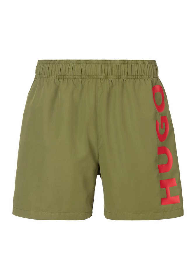 HUGO Badeshorts ABAS mit HUGO Logo-Print von HUGO