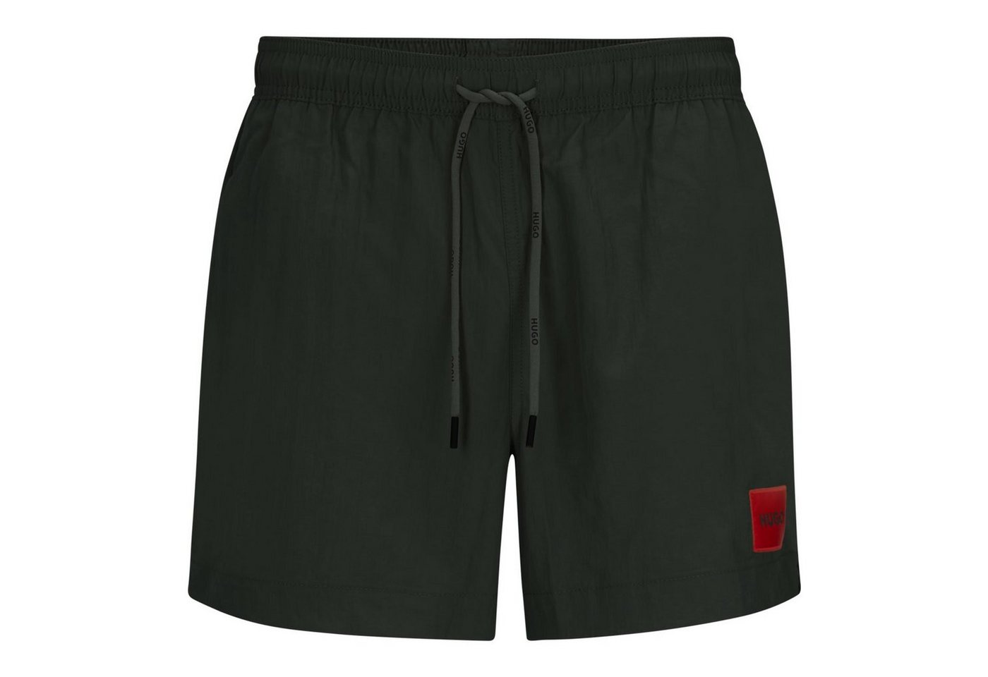 HUGO Badeshorts Dominica mit großem Marken-Patch am linken Bein von HUGO