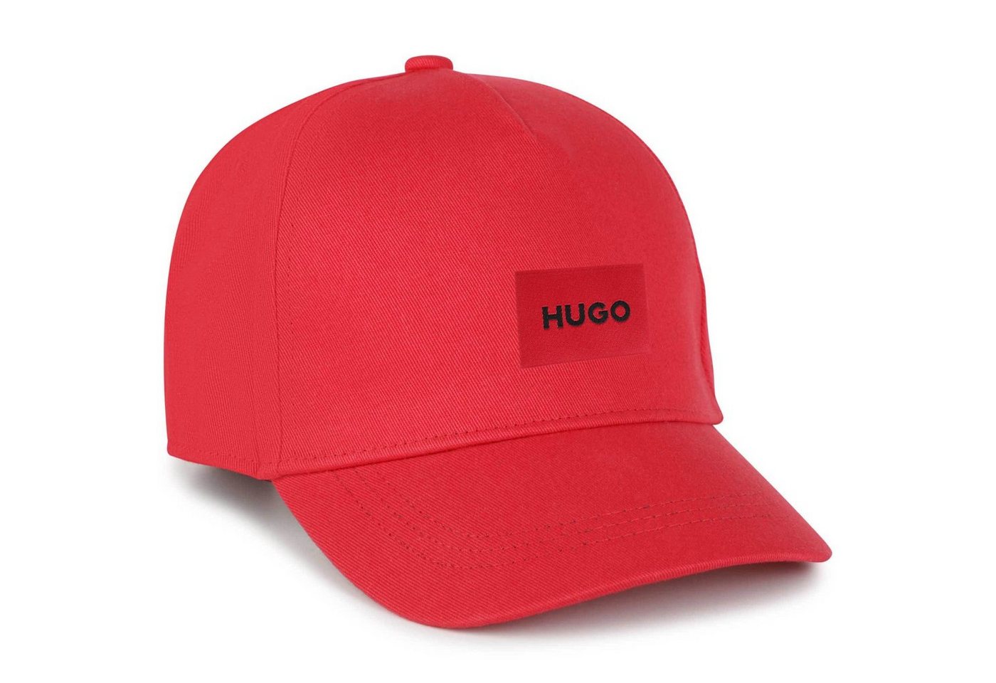 HUGO Baseball Cap HUGO Kids Kappe rot mit Patch Front Logo von HUGO