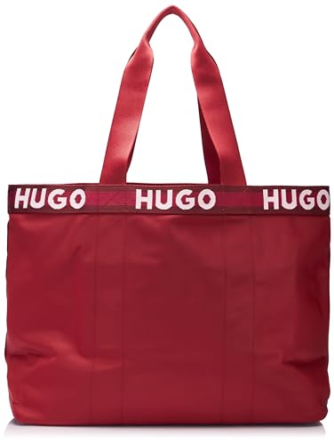 HUGO Becky Tote Damen Tote Bag, Dark Red605 von HUGO