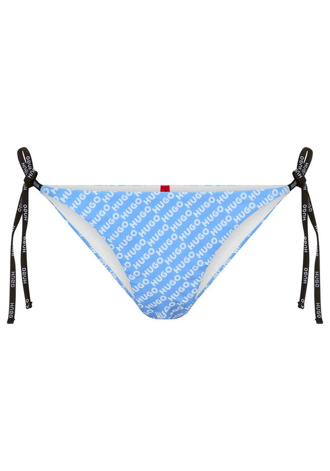 HUGO Bikini-Hose PURE SIDE TIE Stretch-Gewebe, Allover Print von HUGO