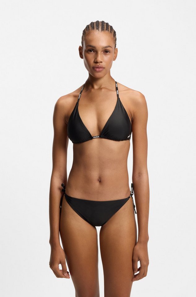 HUGO Bikini-Hose Pure Side mit Logobändern, normale Passform von HUGO