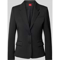 HUGO Blazer in unifarbenem Design Modell 'AREDANA' in Black, Größe 42 von HUGO