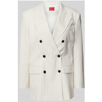 HUGO Blazer mit Reverskragen Modell 'Amelora' in Offwhite, Größe 40 HUGO Blazer mit Reverskragen Modell 'Amelora' in Offwhite, Größe 40 von HUGO