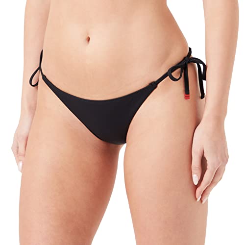 HUGO Boss Damen Pure Bikini BOT SIDETIE, Black1, L EU von HUGO