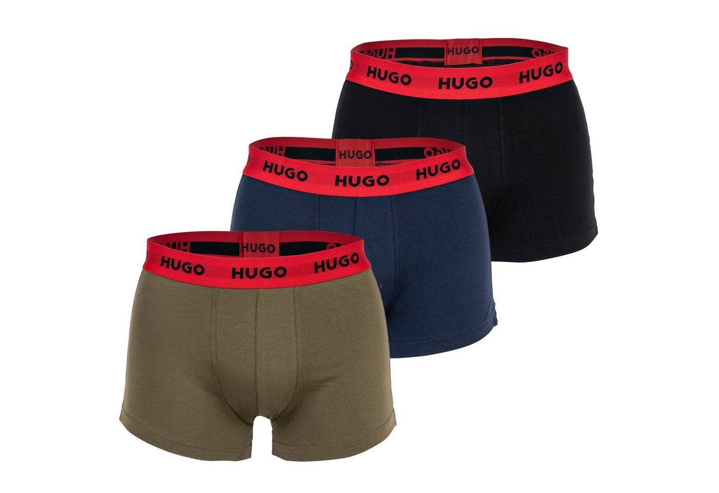 HUGO Boxer Herren Boxer Shorts, 3er Pack - Trunks Triplet von HUGO