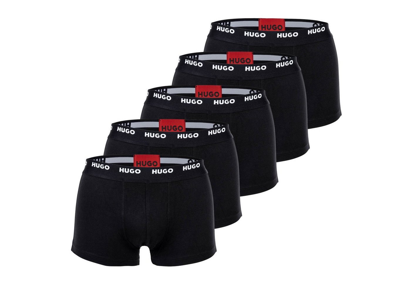 HUGO Boxer Herren Boxer Shorts, 5er Pack - Trunks Five Pack von HUGO