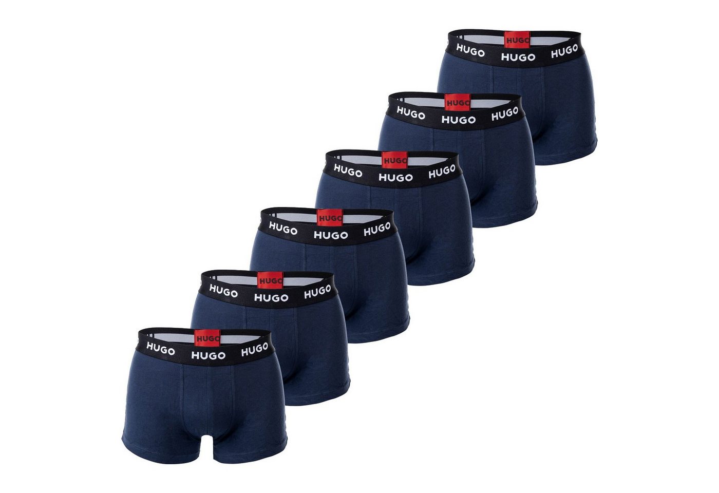 HUGO Boxer Herren Boxer Shorts, 6er Pack - Trunks Six Pack von HUGO